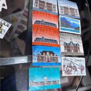 Vintage Canadian Postage Stamp Collection